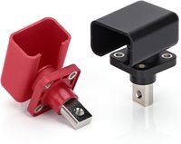 2pcs All Copper Lithium Battery Terminal Battery Connector Energy Storage Terminal High Current Copper Terminals