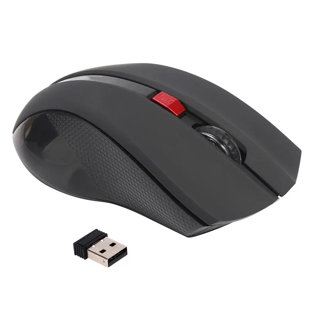 1Set Wireless Mouse 2.4ghz Low Latency Reliable Signal Ergonomic Comfortable Grip for Computer Laptop Office Home Use