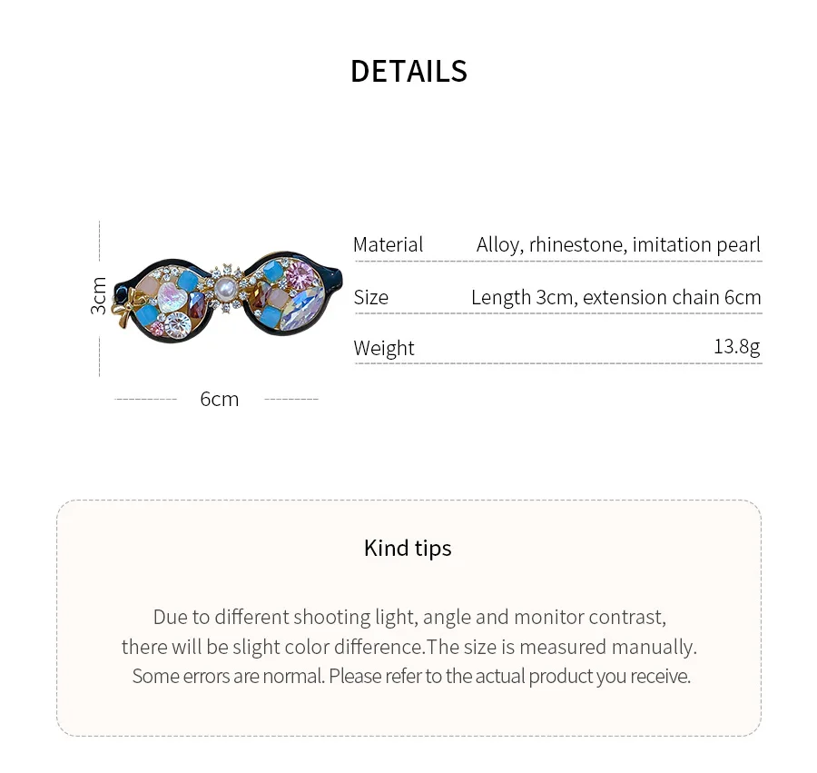 4 أنماط ملونة الراين مقاطع الشعر أنيقة نازف النفط زهرة شرابة دبوس الشعر القوس ذيل السمكة تقليد اللؤلؤ منقار البط كليب م