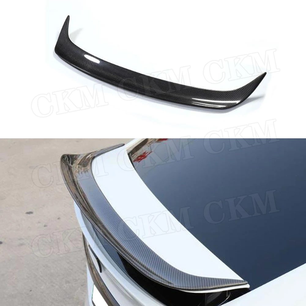 

Carbon Fiber Rear Trunk Spoiler Boot Racing Wings For Tesla Model X 2016-2018 FRP RZ Style Spoiler Accessories