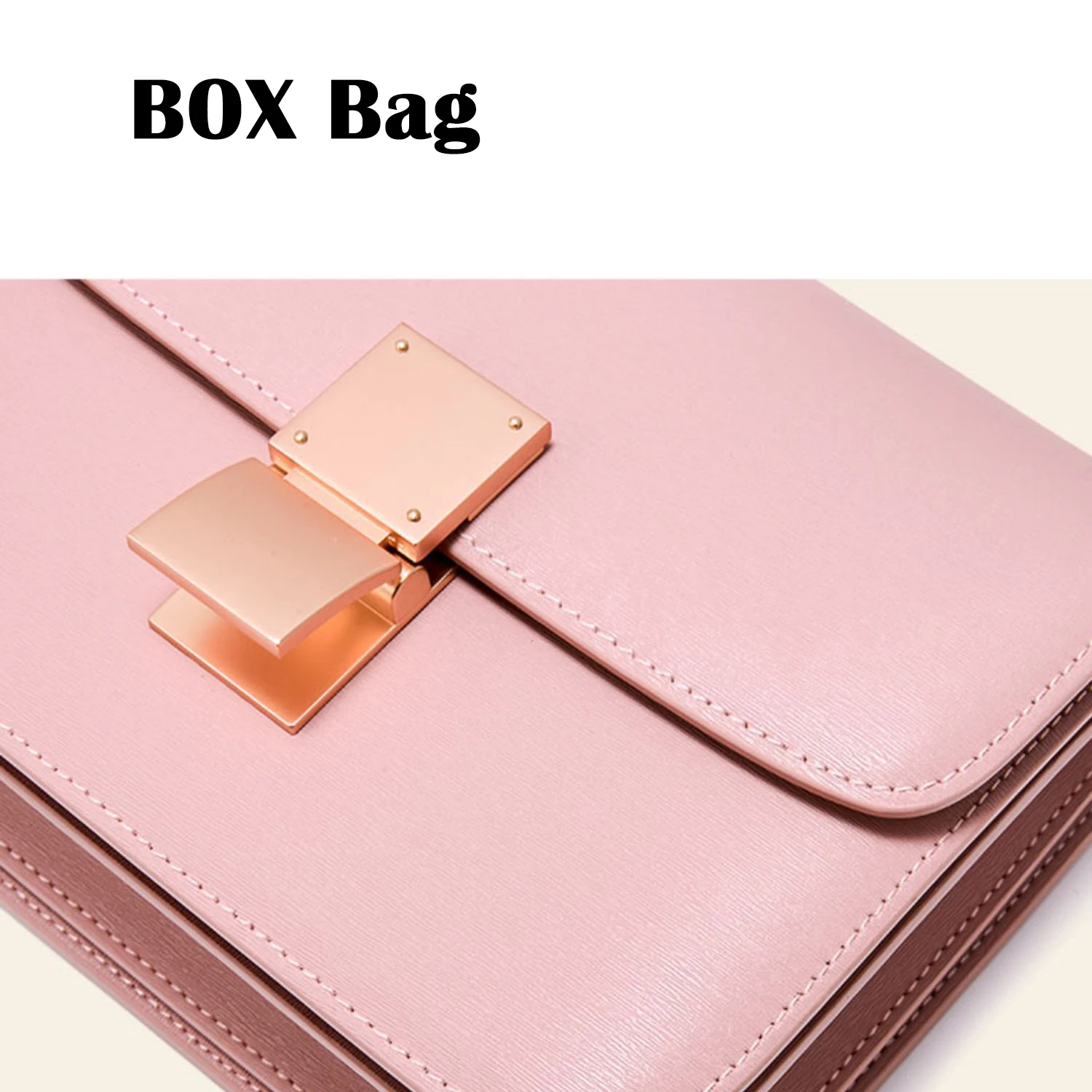 Famous Designer Brand Female Bag Leather Material Shoulder Bag Classic Fashion Luxury Messenger Bag For Women Black Square Bag