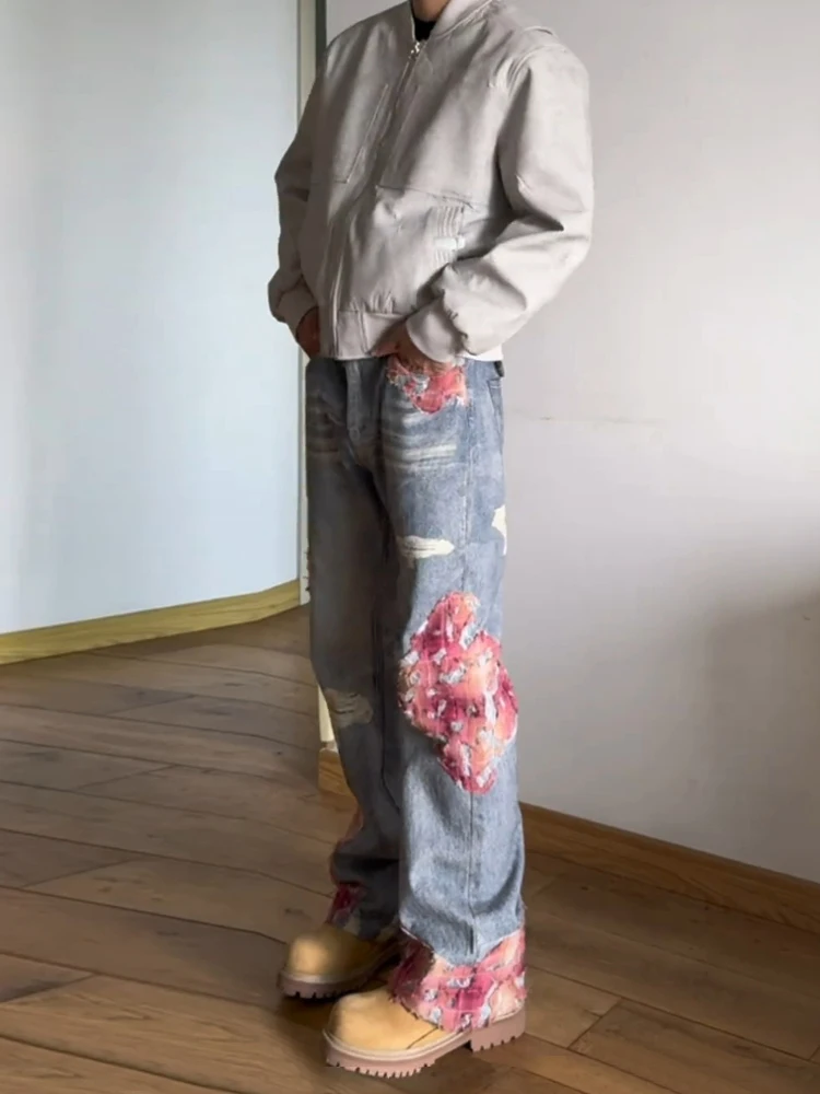 

Мужские джинсы Cleanfit Micro Flare: повседневные прямые джинсы в стиле пэчворк, ковбойский шик, уличный стиль, для подростков