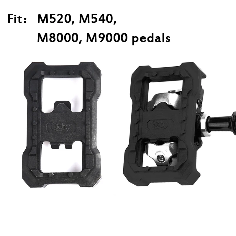 MTB Bike Pedal Converter Bicycle Clipless Pedals Self-locking Mountain Bike Pedal Adapter for Shimano M520/M540/M8000/M9000