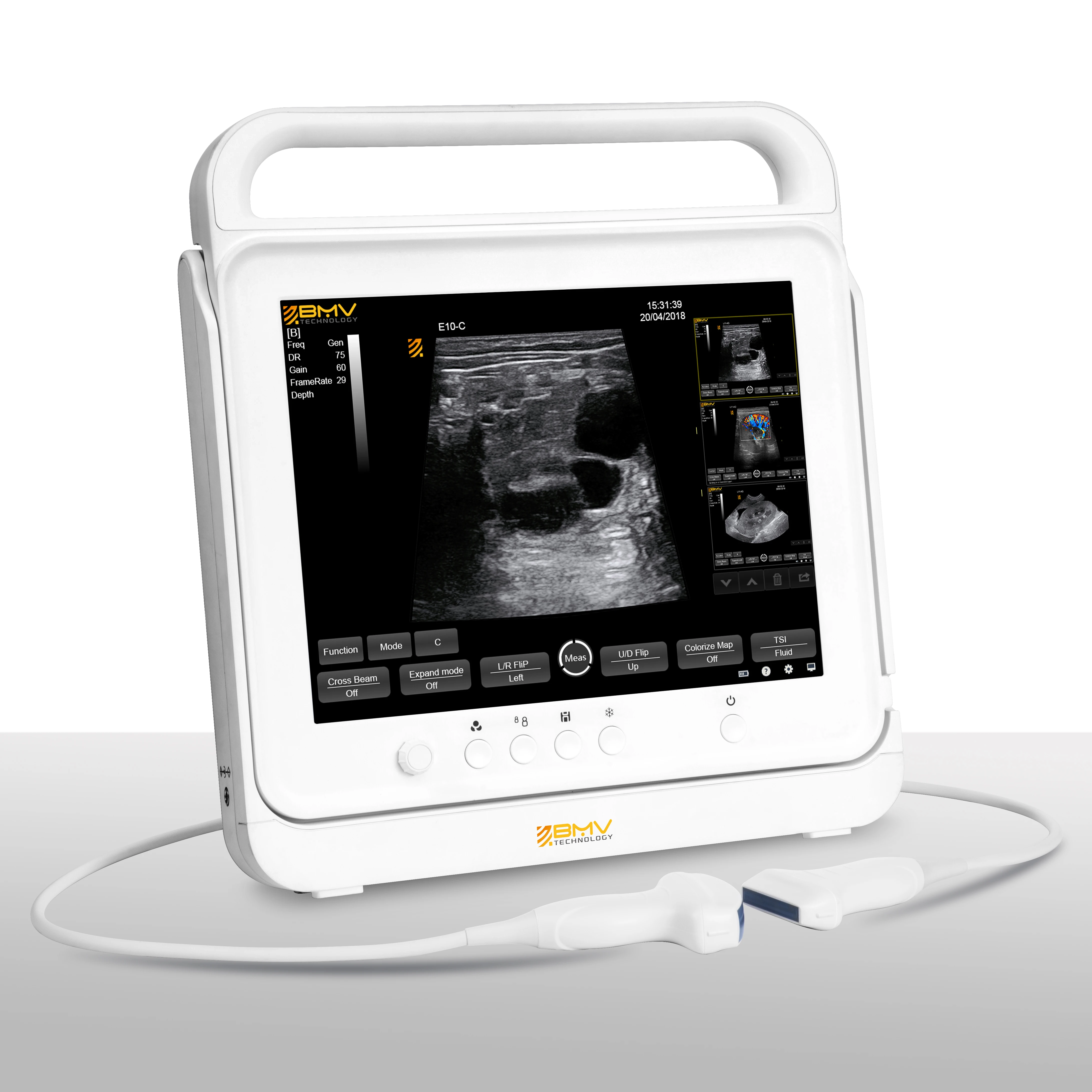 Laptop Ultrasound Scanner Portable  Vet Ultrasound Scanner Instruments Obstetrics 3D ultrasound