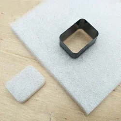 Rectangular with Round Edge Shaped Metal Hole Punch Cutter DIY Leather Paper Craft Die Cutting Hand Hollow Punch Tool 20-50mm