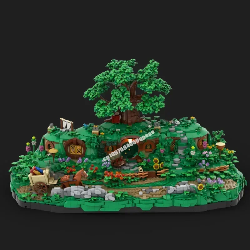 

New 4243Pcs Famous The Rings Movie Series Moc Shired Model Custom Puzzle 10354 Diy Creative Ideas Kids Toys Birthday Gifts