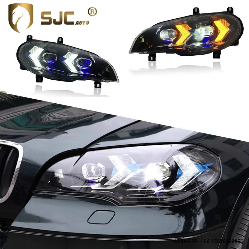 

SJC Auto Head Lights for X5 E70 2007-2013 Lens LED Headlights Front Lamp