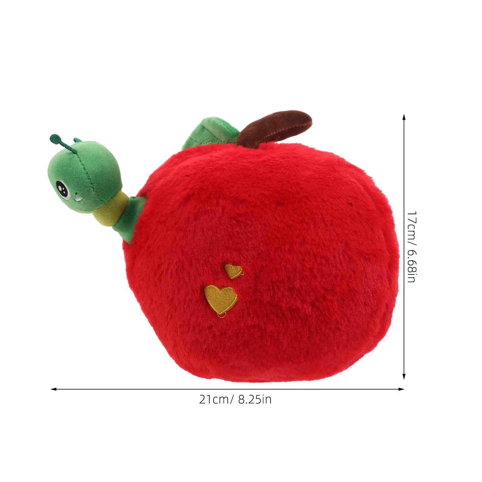 Realistisch nepfruitappelkussen Zacht decoratief kussen voor woonkamer Stoel Bank Vloergebruik Draagbaar Lichtgewicht knuffelen