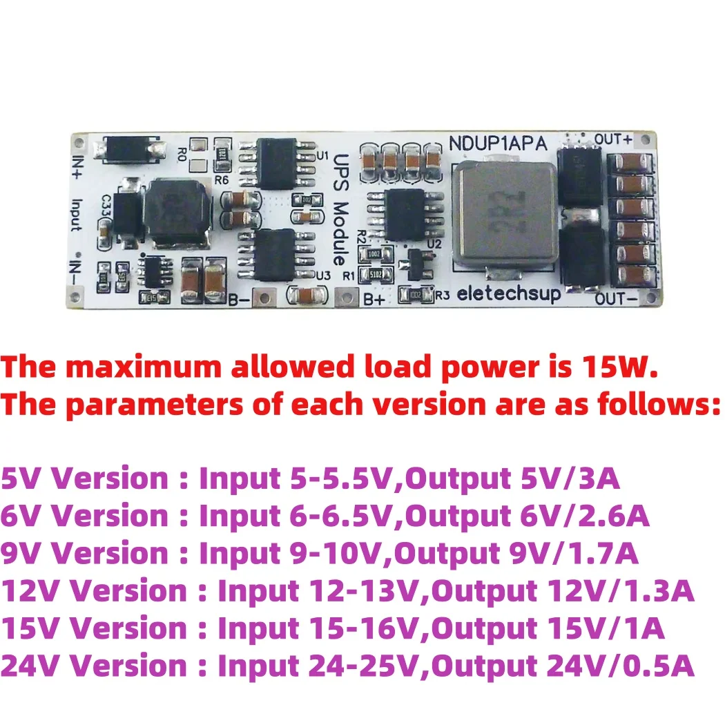 

UPS modules Lithium Battery Charger Discharge Home Network NDUP1APA