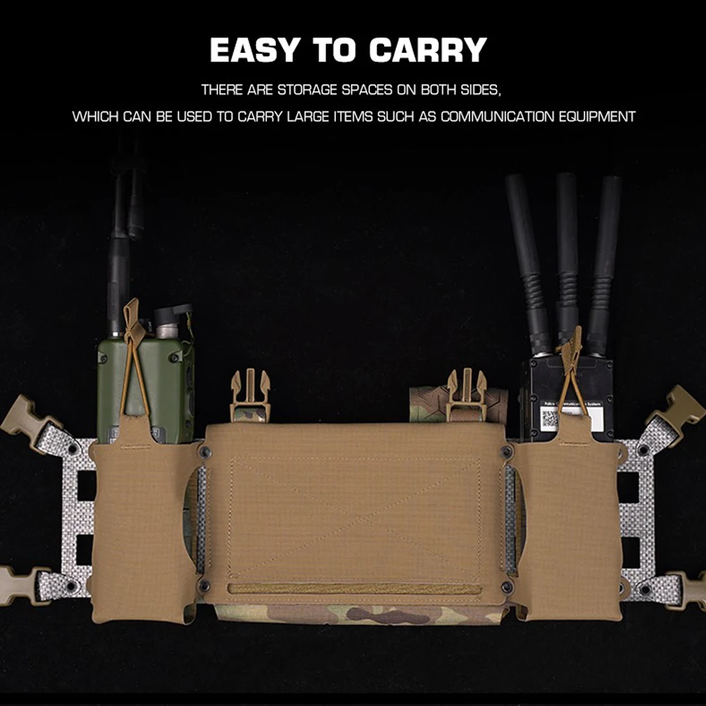 Tactical Chest Rig Rapid Expansion Thing 2 Chassis II MOLLE System Built-in Radio MAG Pouch Hunting Airsoft Vest Accessories