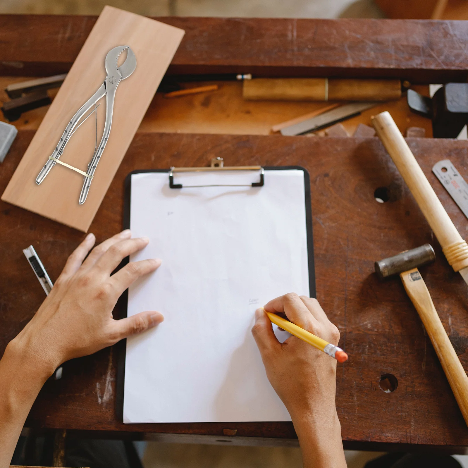 كماشة لحاء الخشب متعددة الأغراض من الفولاذ المقاوم للصدأ مع قبضة محسنة تقلل من تعب اليد أداة قطع مدمجة لفعال