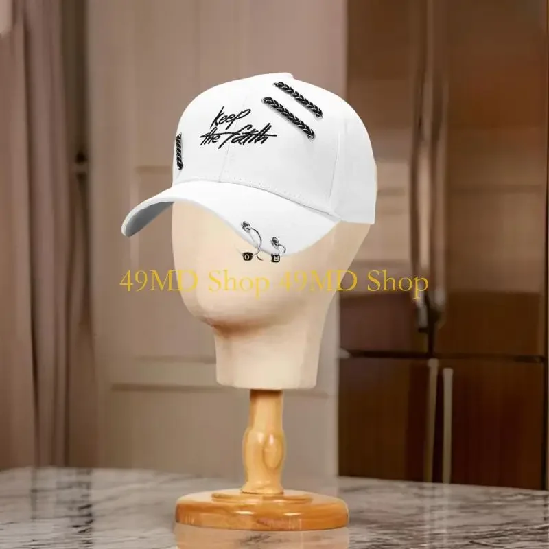 49MD Unisex Baseball Hat Lovely Adjustable Stylish Outdoor Hat Casual Streetwear Hat