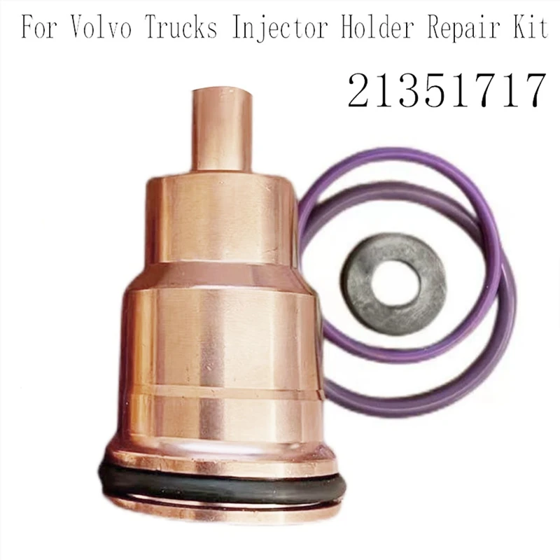 6Set Injector Sleeves For Volvo Trucks Parts Injector Holder Repair Kit 21351717