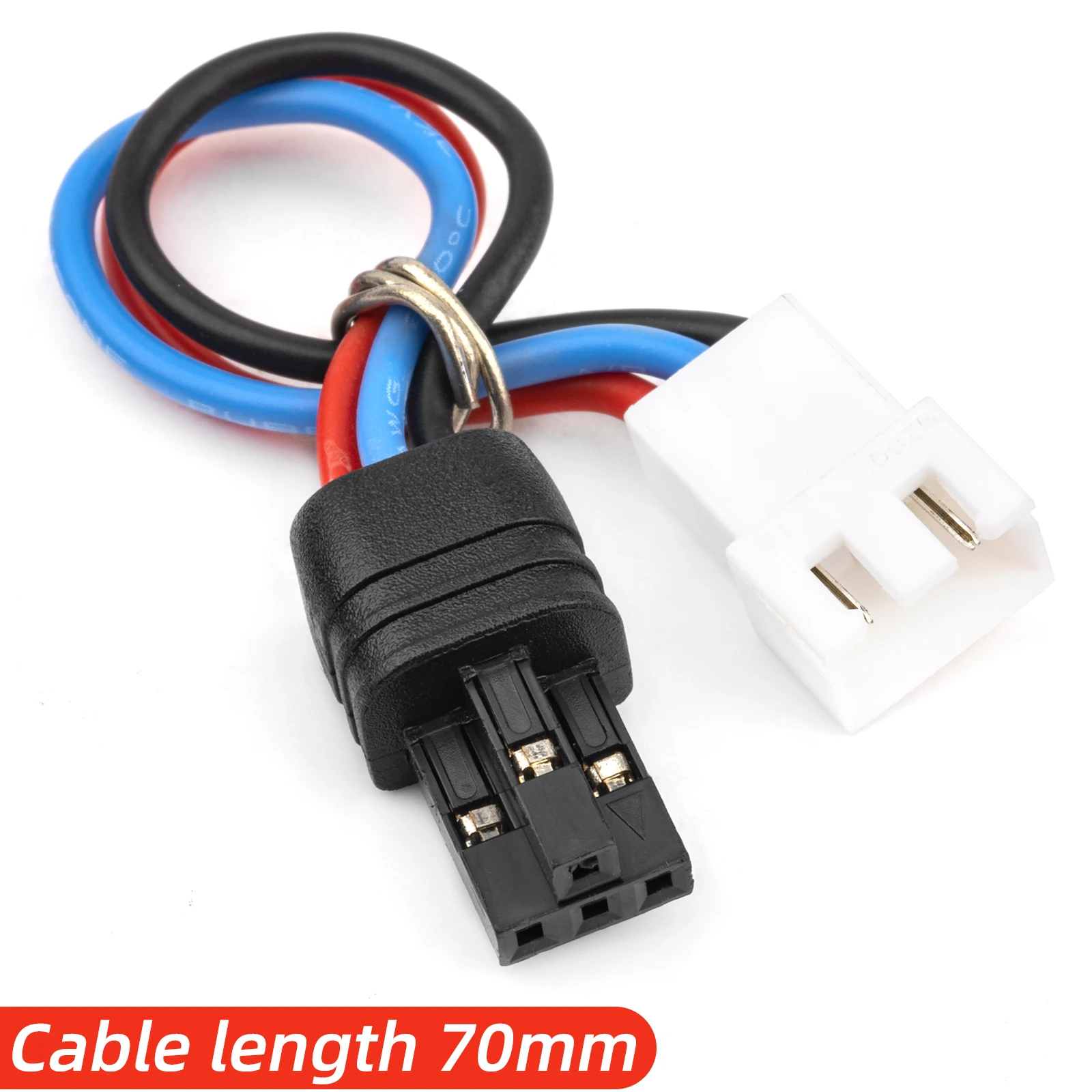 Kabel adaptera akumulatora RCXAZ Kabel konwersji wtyczki męskiej żeńskiej do samochodu TRX4M RC