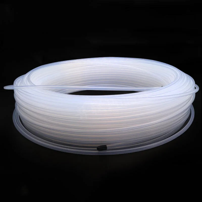 

Clear Transparent PTFE Tube Insulated Pipe Temperature Corrosion Resistance 1/8" 1/4" 3/8" 1/2"