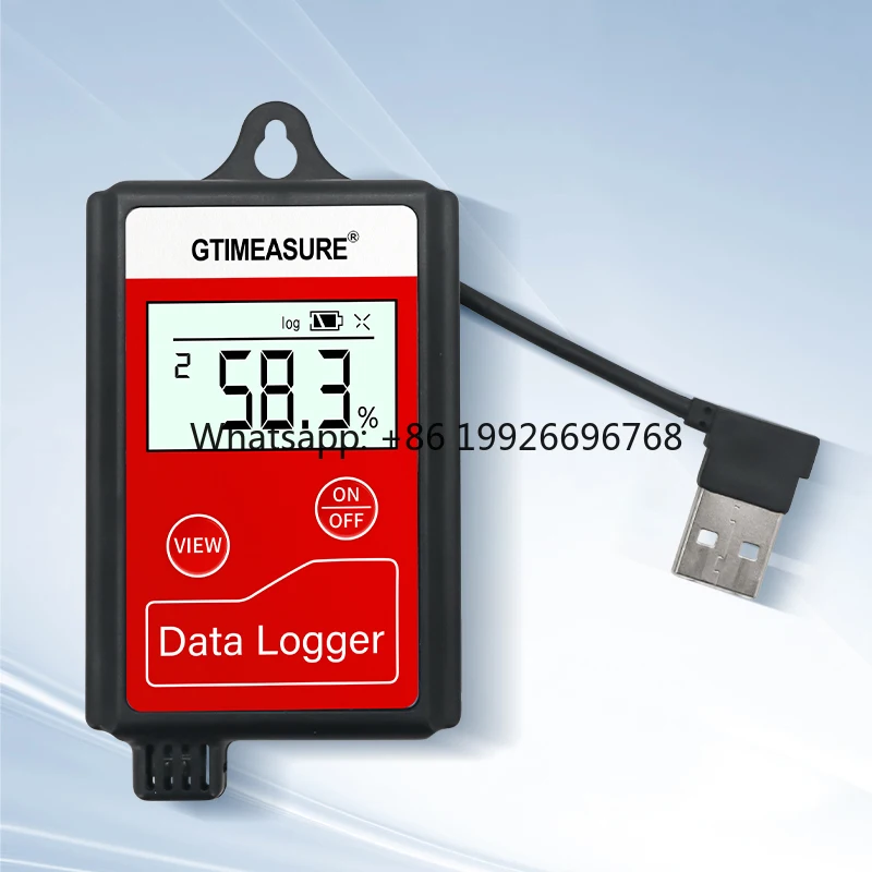 

Customizable High Low Limit Setting Data Logger Alarm Function for Recording Temperature Humidity Refrigerated Warehouse OEM