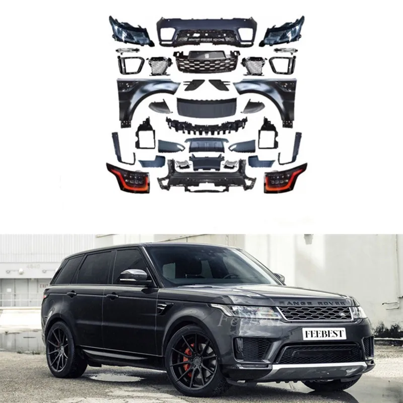 OE Style Facelift L494 BodyKit For Range Rover Sport 2013 2014 2015 2016 2017 Upgrade To 2018 2019 2020 2021 2022 Car Kit