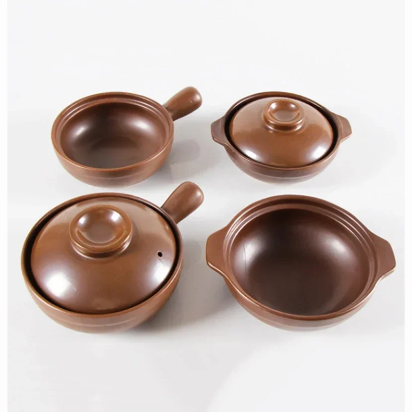 손잡이가 달린 중국식 냄비, 쌀국수 죽, 우유 수프, 클레이 스튜, 토기 요리 냄비, 650ml, 900ml 