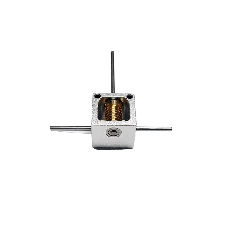 

Mini Worm Gearbox Right Angle Steering Gear 90 Degree Reduction Gearbox Commutator Micro Transmission Box