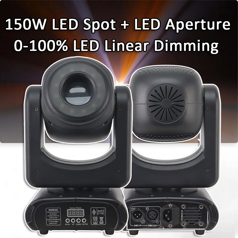 mini led moving head spot light padrao 150w prismas rotativas dj dmx efeito stage disco party dj bar wedding club 01