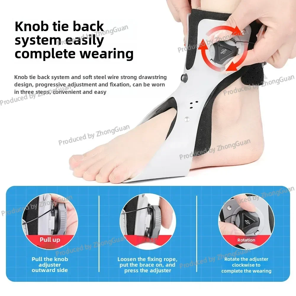 Button Fixation Rehabilitation Airbag Ankle Support Sports Joint Sprain Rehabilitation Correction Protector