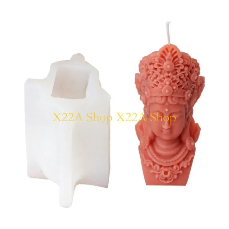 

Уникальная статуя Будды, силиконовая форма для свечей для мыла ручной работы, гипсовая смола, ароматерапия, ароматическая форма
