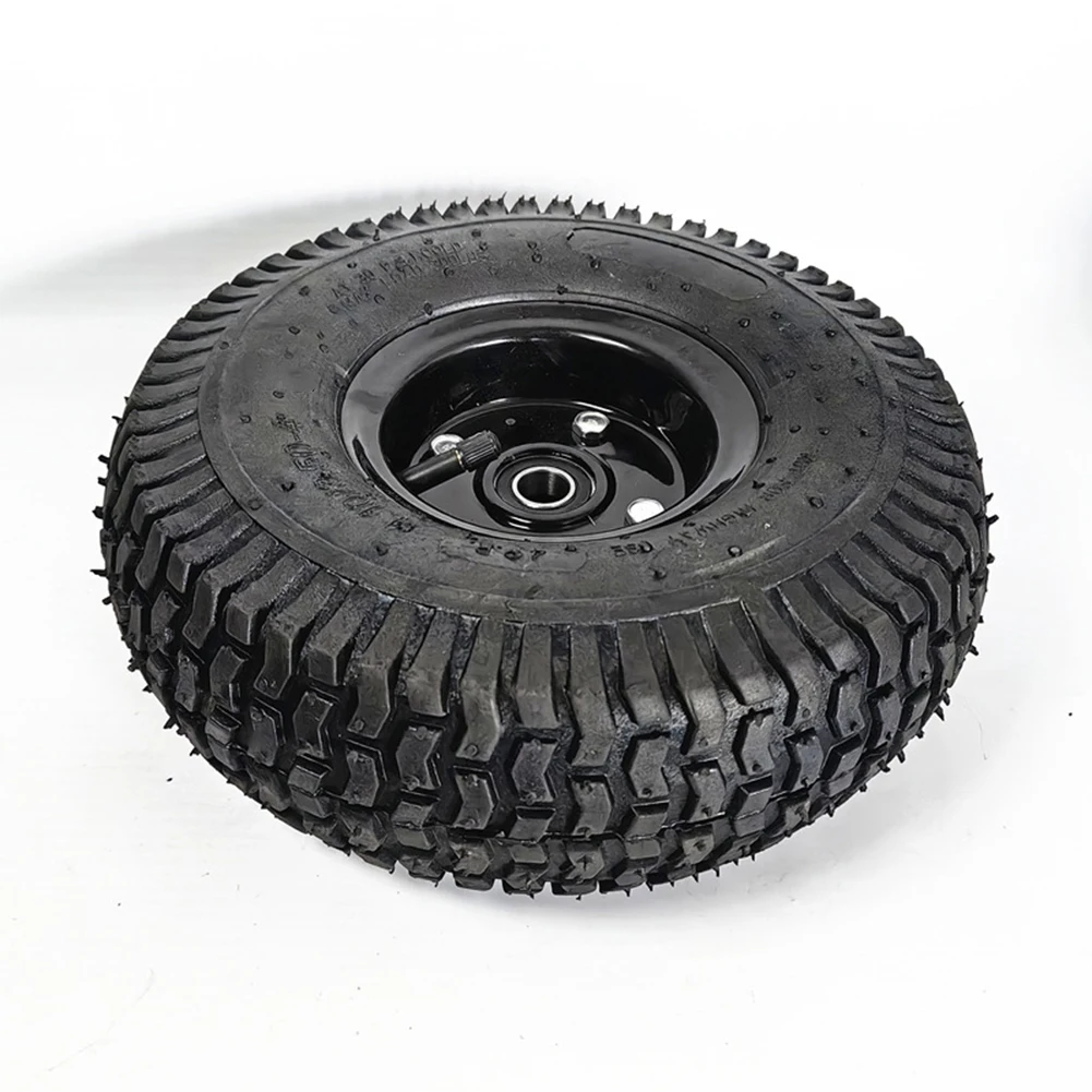 10 Inch 4.10/3.50-4 Inflate Tire Wheel For Trolley Mobility  Electric Scooter Comfortable And Wearproof