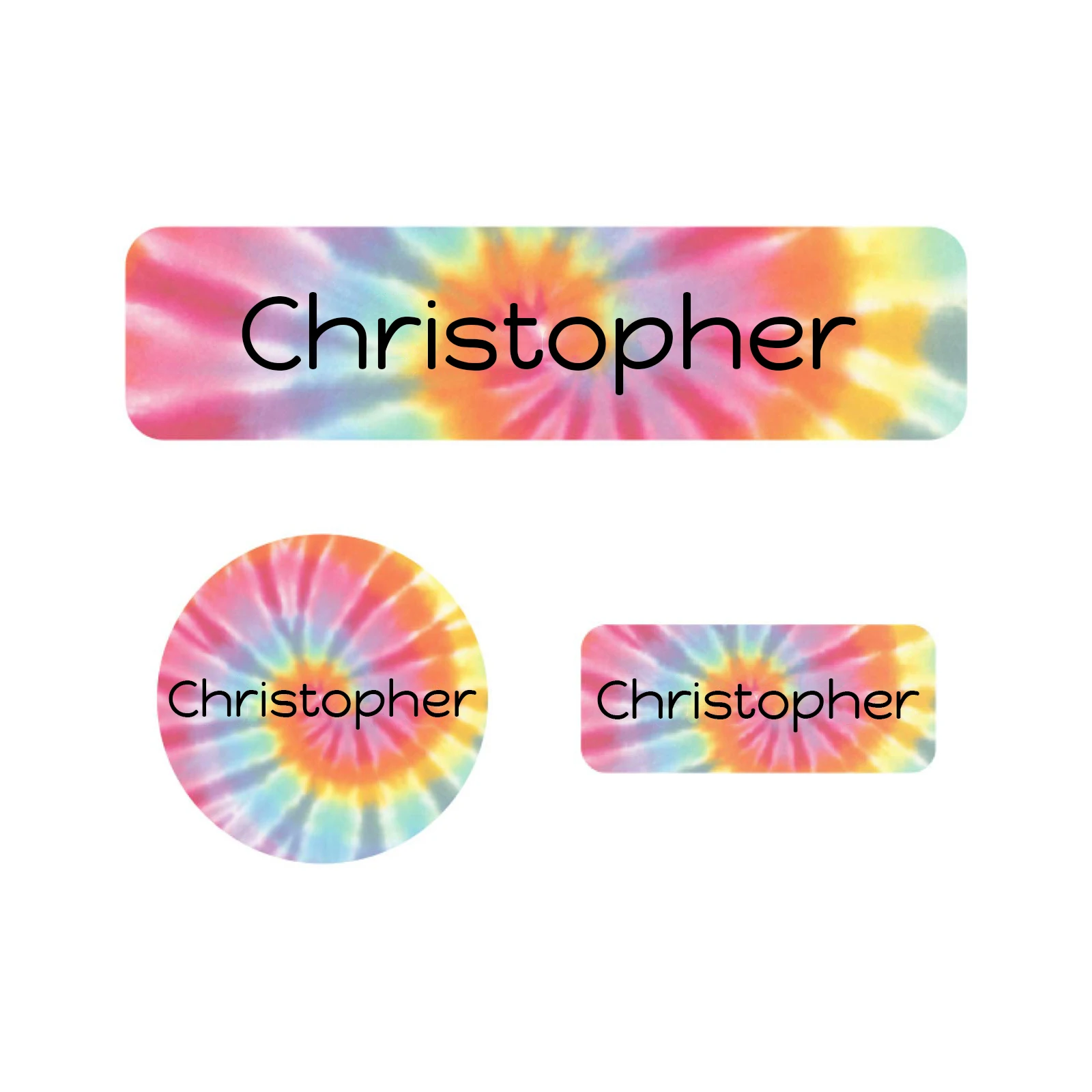 Name Tag Stickers Custom Waterproof Sticker Decal Personalized Name Labels Kids School Stationery Clothes Bottles