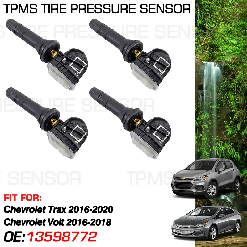 13598772 Tire Pressure Monitor Sensor 315 MHz For Chevrolet Trax 2016-2020 Chevrolet Volt 2016-2018 13516164 13589597 13589255