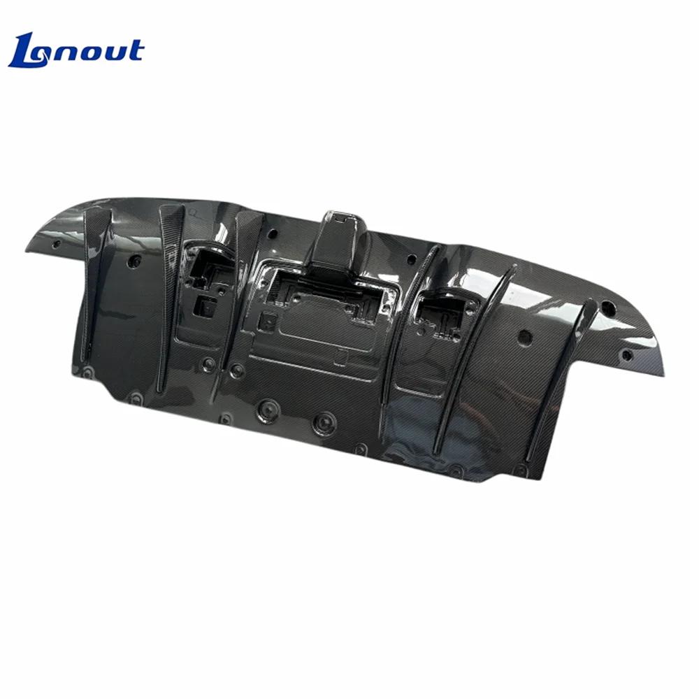 Modified N-style Carbon Fiber Rear Diffuser Body Kit for Ferrari 488GTB, Rear Bumper Lip Lightweight Small Surround Kit