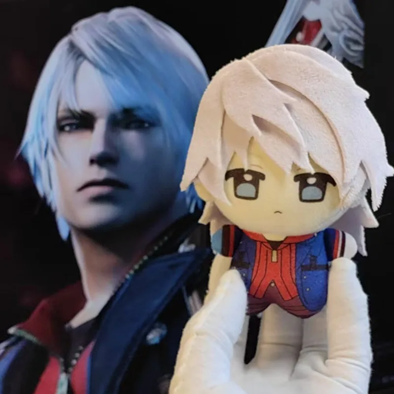 New Devil May Cry Plush Doll Toy 10CM Cartoon Cute Soft Devil May Cry Nero Plush Dolls Toy Game Periphery