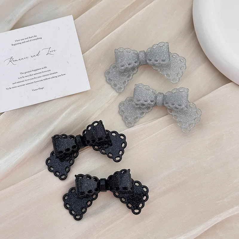 Korean hair accessories clips for women girl pins and clips bows butterfly crab kawaii fashion popular new in kpop sweets trendy