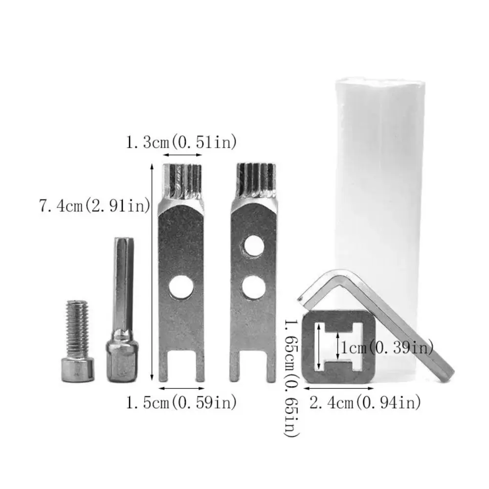 Extractor de tornillos multifuncional, reparación eficiente, removedor de pernos rotos, herramienta de extracción de válvula de agua ajustable de acero de aleación, grifo de agua