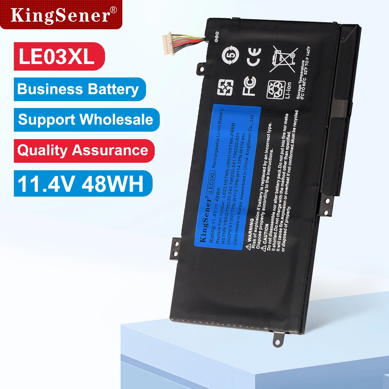 

KingSener LE03XL LE03 Battery For HP ENVY X360 M6-W102DX W102DX 796356-005 HSTNN-YB5Q HSTNN-UB60 HSTNN-UB6O HSTNN-YB5Q /PB6M