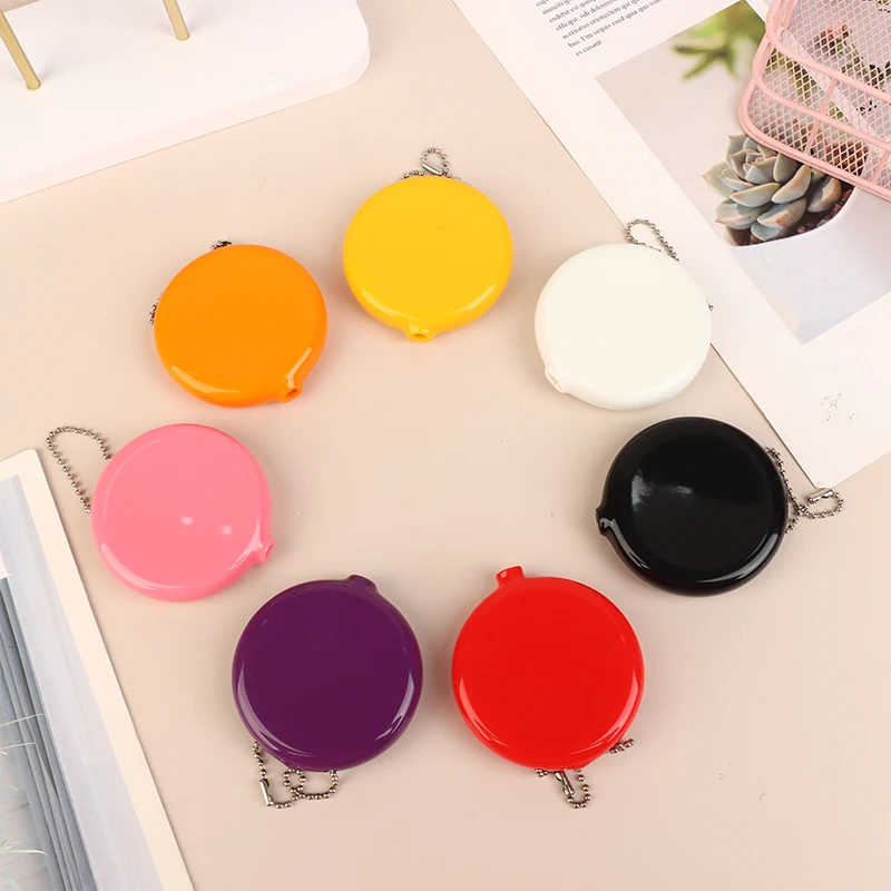 Men Women Zero Wallet Silicone Round Shopping Malls Portable