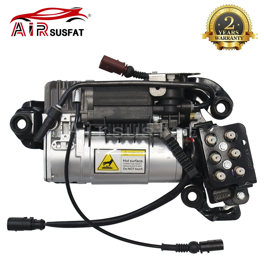 

For VW Phaeton Bentley Continental 03-12 Air Suspension Compressor Pump with Solenoid Valve Block+Bracket 3D0616005M 3D0616005Q