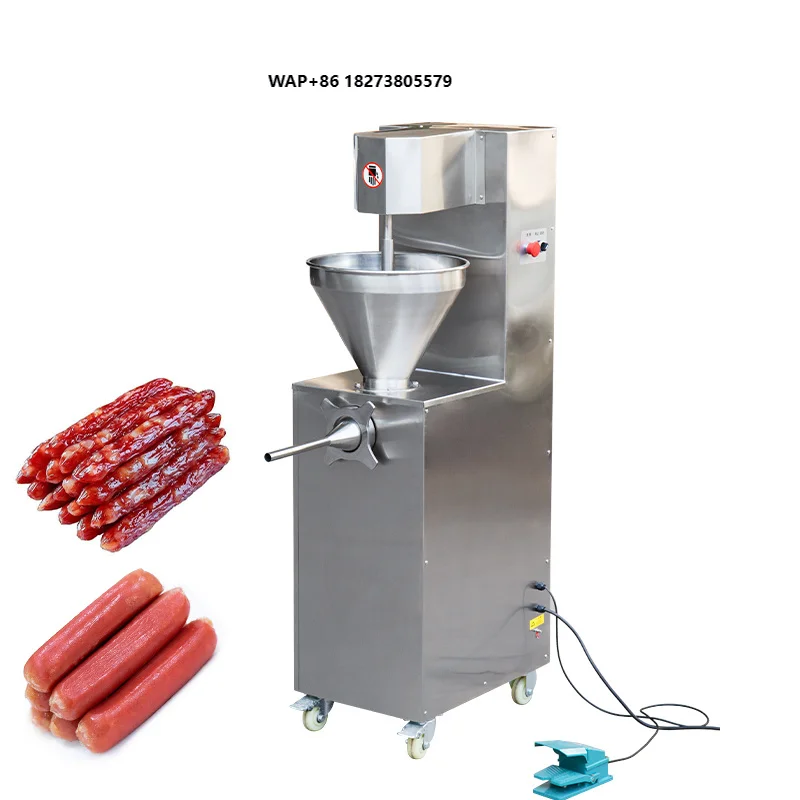 Commercial Electric Sausage Maker Auto Stuffer Machine Salami Bratwurst Filler Professional Sausage Stuffing Tools