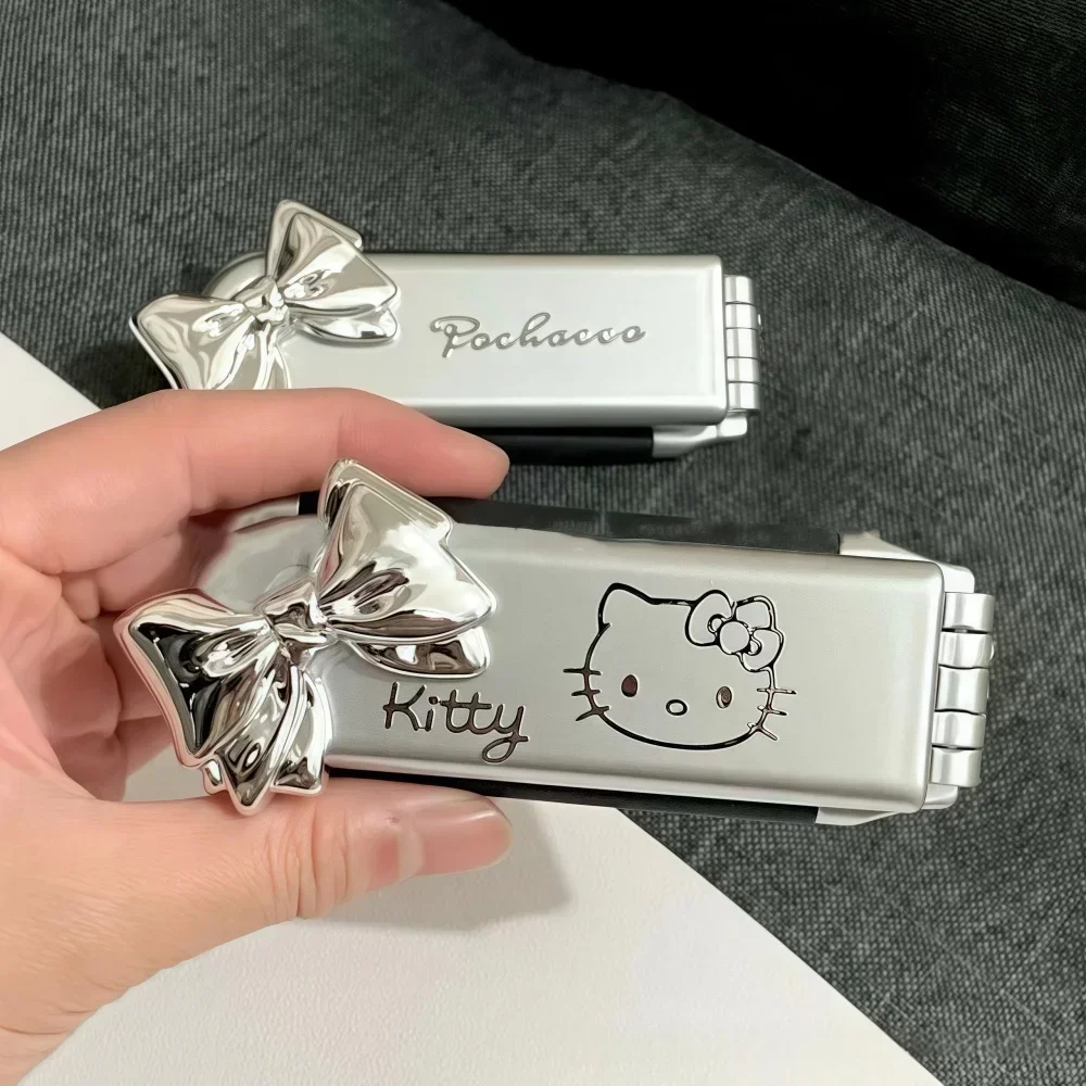 Olá kitty adorável portátil dobrável almofada de ar pente espelho de maquiagem para mulheres presente perfeito presente ideal senhoras melhor presente menina