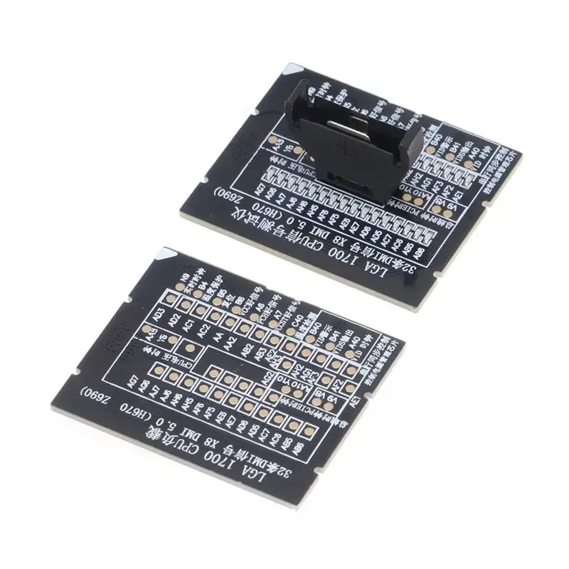 LGA1700 CPU Socket Tester 32x8 H670 Z690 Dummy Load Fake Load with LED Indicator for Motherboard Repair Tool-ABVP