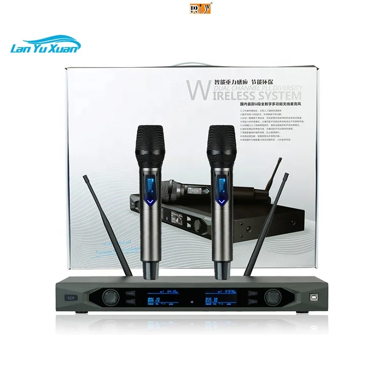 

W-300DSP Professional Dual Channel Wireless Microphone with DSP Effects
