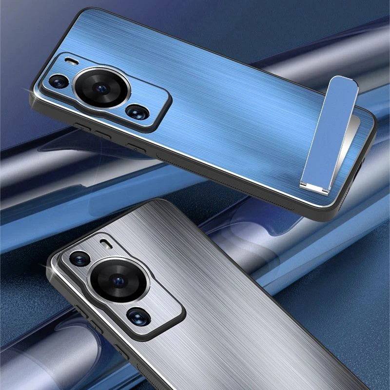 For Huawei P60 Pro Metal Case Lens Full Pack Frosted Anti-fall Brushed Phone Cover for HuaweiP60 P60Pro Protective Back Shell