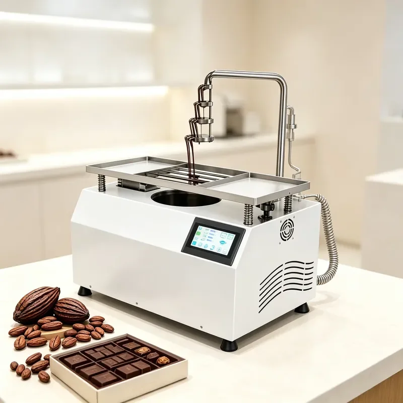 Automatic Commercial Chocolate Melter with Thermostat for Cocoa Powder Precise Temperature Control 220V 1 Year Warranty