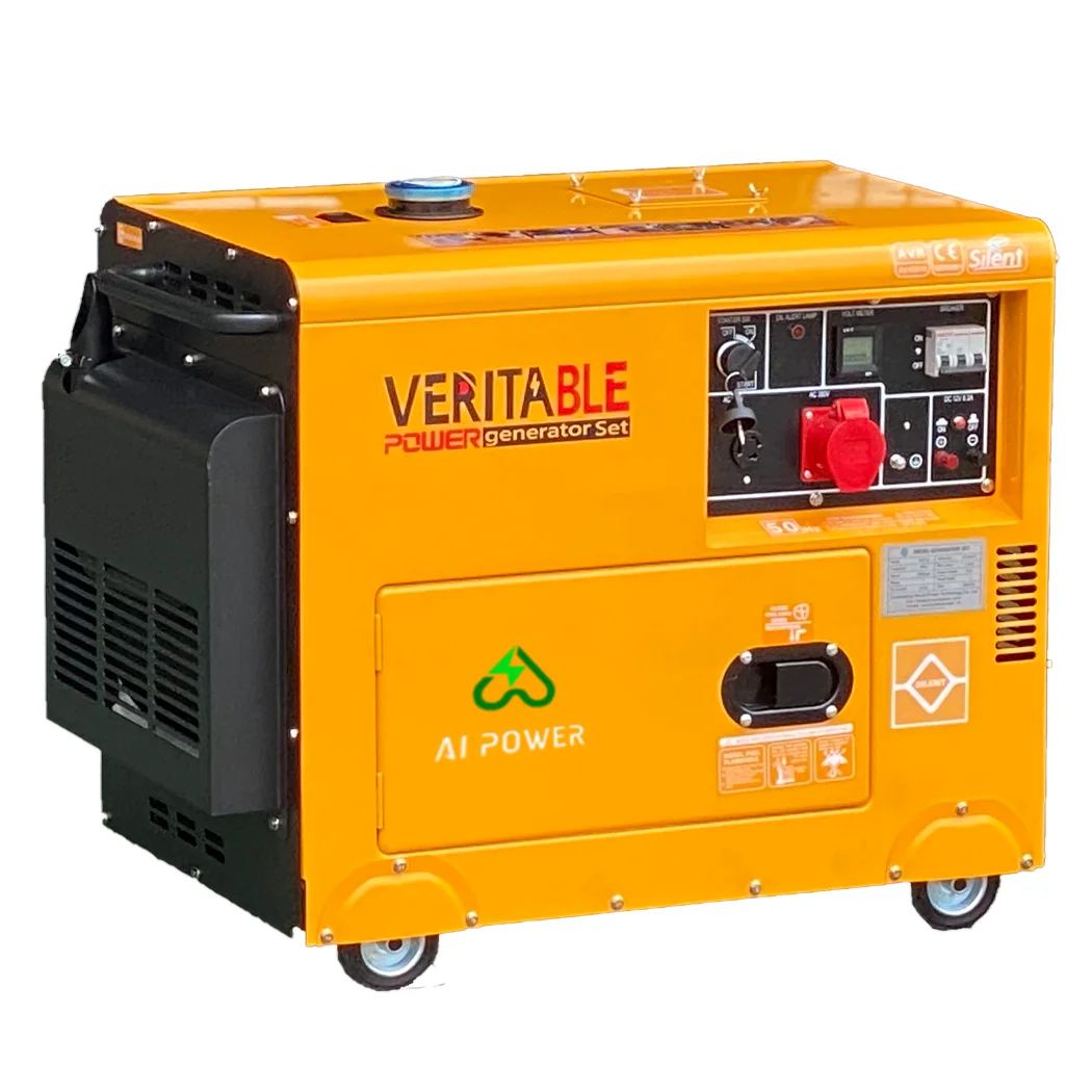 Chinese Manufacturer diesel 10kva 10kw Generator Set Low Noise Power Small Generator Portable