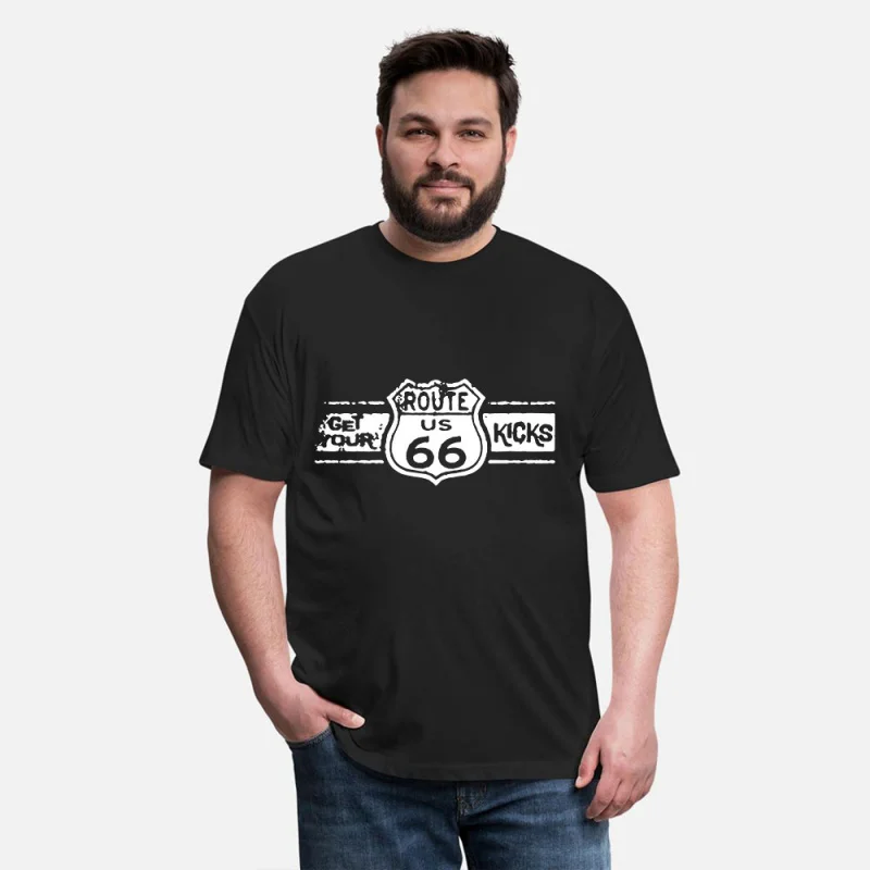 

Get Your Kicks Gift t shirt The Mother Road Route 66 UShighway Graphic clothes 100% cotton printed Tee All size Tops S-6XL