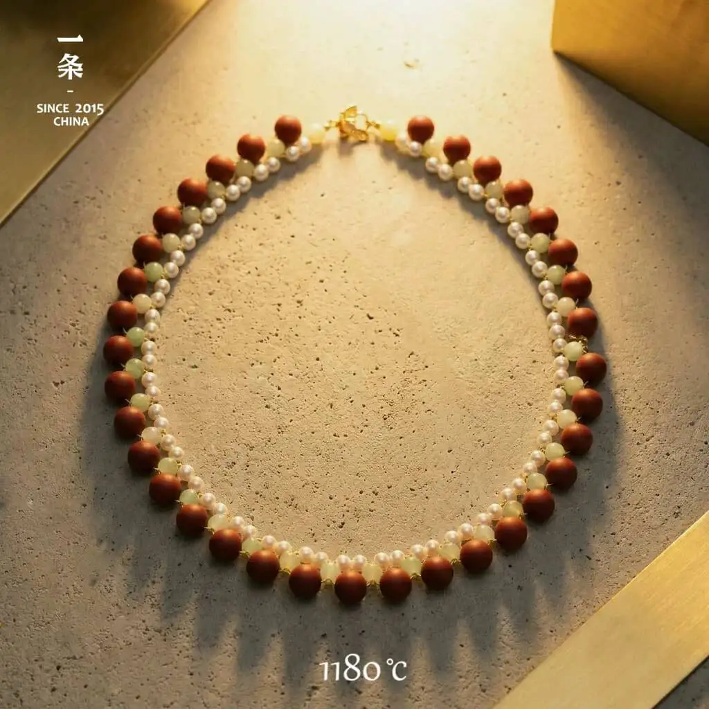 A Piece Of Jewelry| Elegant Pearl And Purple Clay Bracelet For Women, Versatile Double-Layer Beaded Accessory, Tea Accessory
