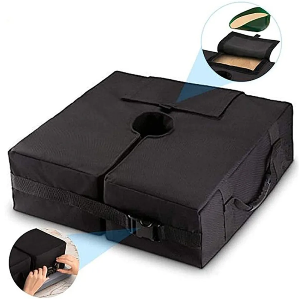 Outdoors Beach Wind-Proof Detachable Tent Accessories Fixed Sandbag Umbrella Sandbag Parasol Base Stand Sun Umbrella Base