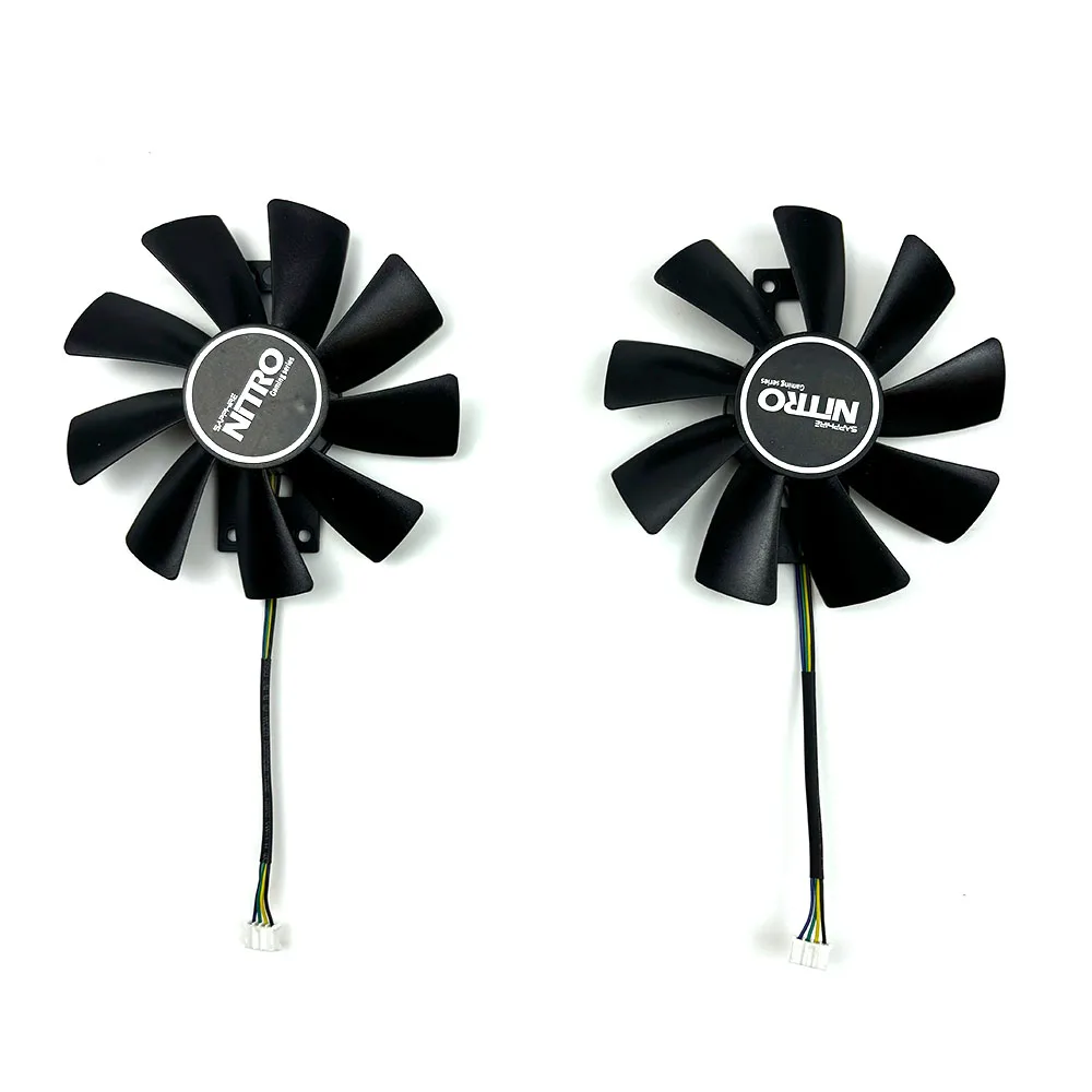 4PIN  GAA8B2U/GAA8S2U DC 12V 0.45A GPU Graphics Card Fan For Sapphire R9 380 380X 2G/4G D5 Graphics Card Replacement Fan