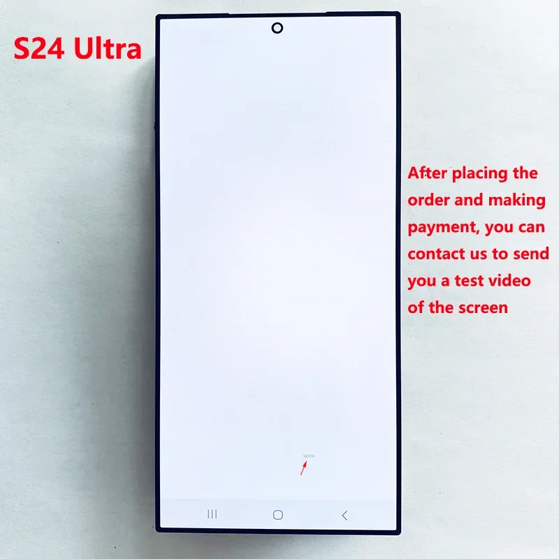 120HZ SUPER AMOLED S928 LCD For Samsung S24 Ultra 5G S928U S928B LCD Display Touch Screen 6.8\'\' No Frame Digitizer Asembly