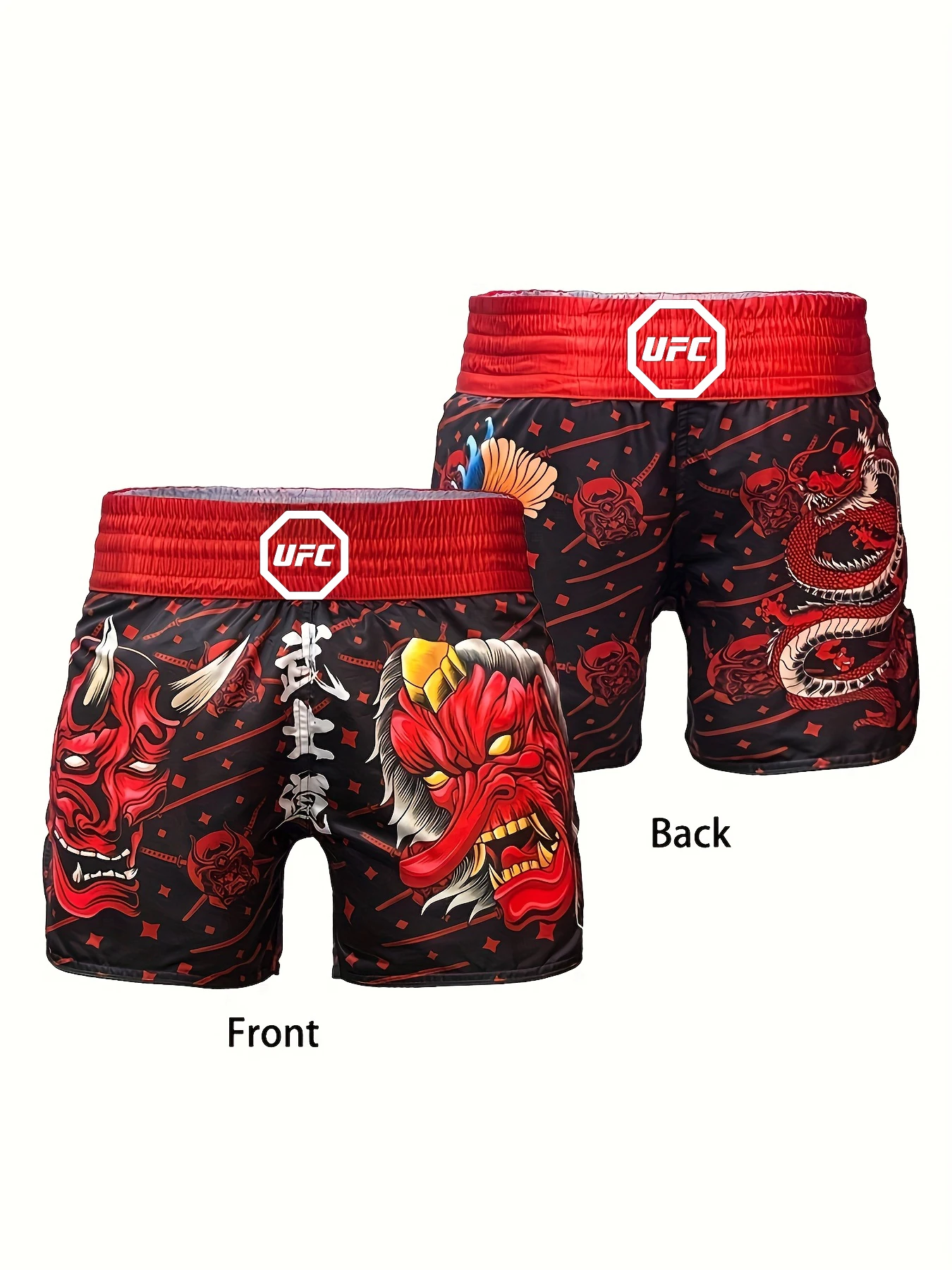 

UFC New Fighting Night Boxing Shorts MMA Fighting Sanda Men And Women's Extra Large Fitness Running Bushido Style Sports Shorts