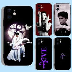Prince Rogers Nelson Phone Case For Apple iPhone 15,14,13,12,11,XS,XR,X,8,7,Pro,Max,Plus,mini Silicone Black Cover